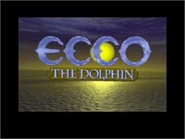 Title screen of Ecco the Dolphin CinePak Demo on the Sega 32X.