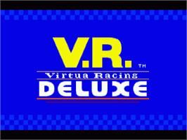 Title screen of Virtua Racing Deluxe on the Sega 32X.