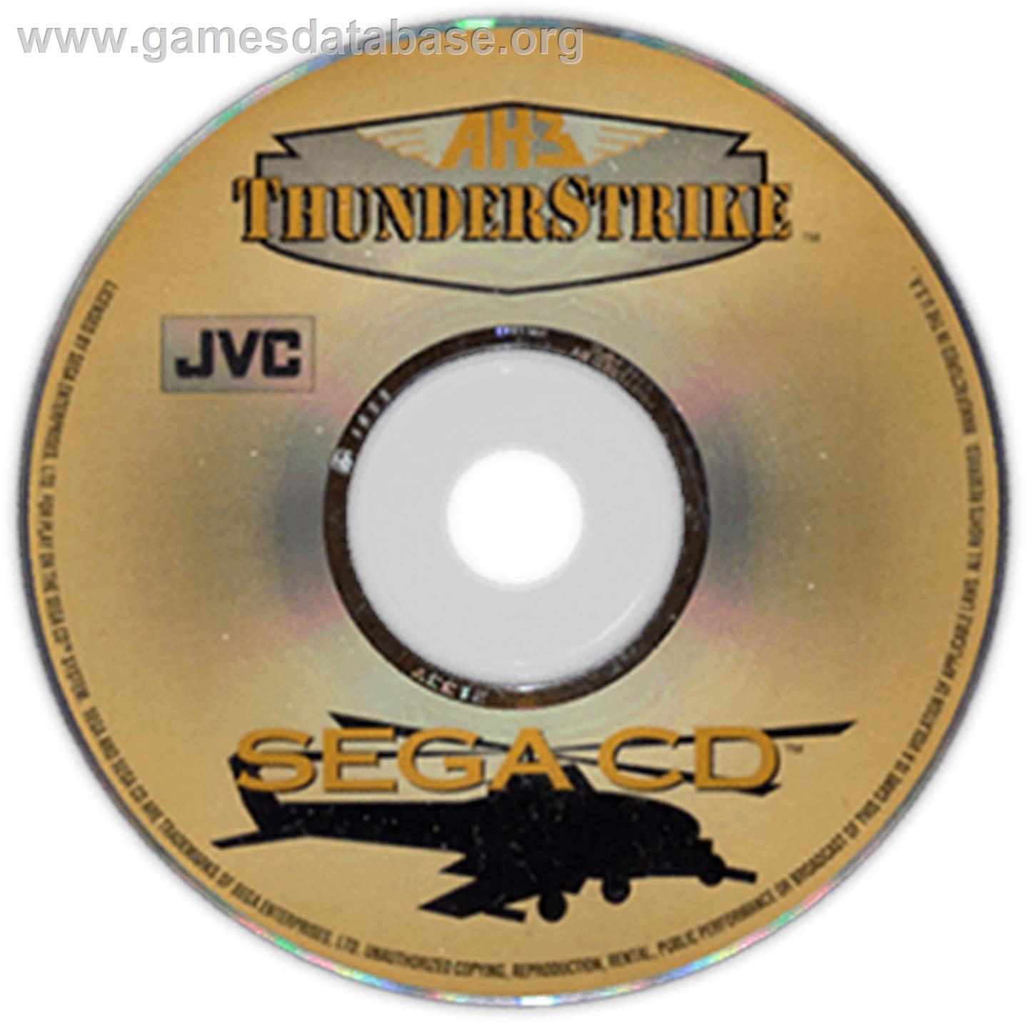 AH-3 Thunderstrike - Sega CD - Artwork - Disc