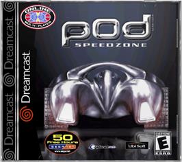 Box cover for POD SpeedZone on the Sega Dreamcast.