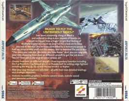 Box back cover for Airforce Delta on the Sega Dreamcast.