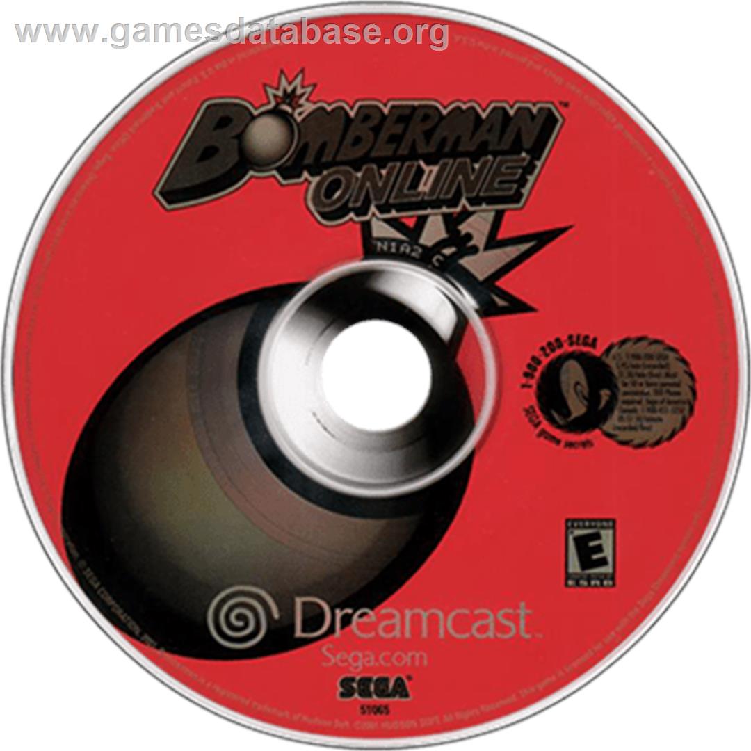 Bomberman Online - Sega Dreamcast - Artwork - Disc