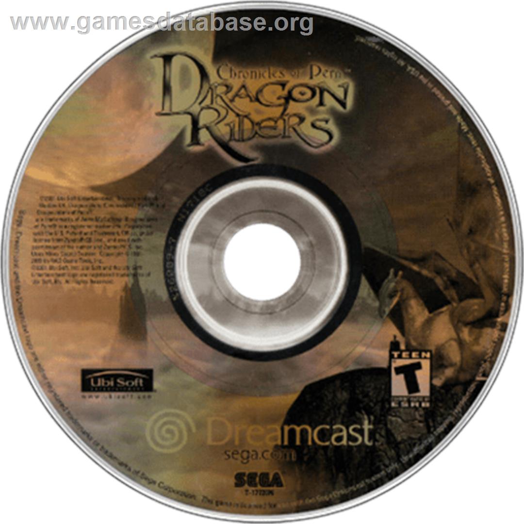 Dragonriders: Chronicles of Pern - Sega Dreamcast - Artwork - Disc