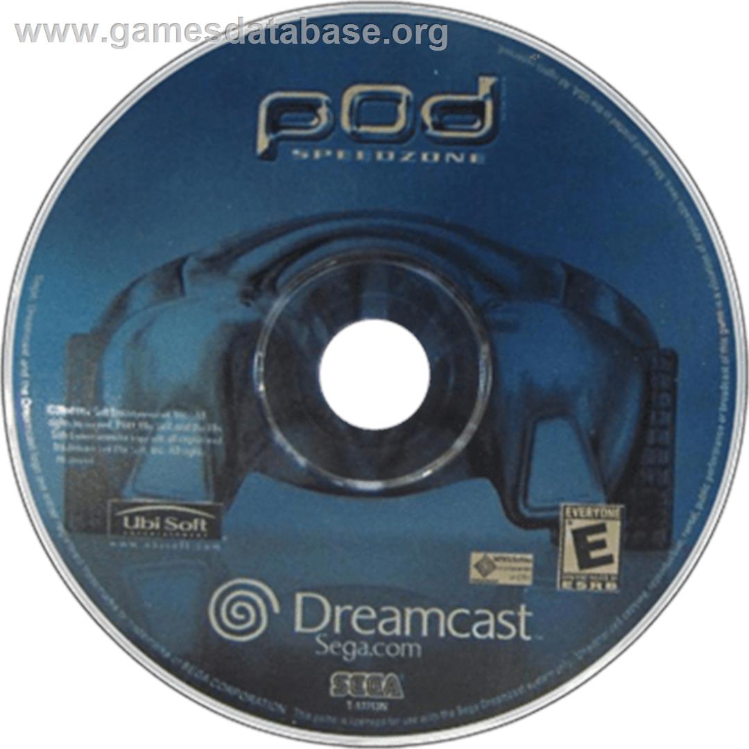 POD SpeedZone - Sega Dreamcast - Artwork - Disc