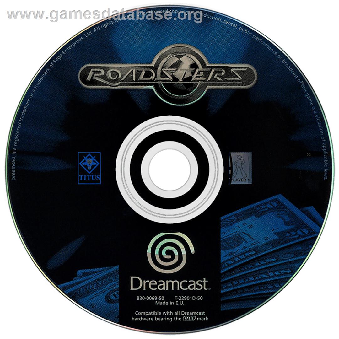 Roadsters - Sega Dreamcast - Artwork - Disc