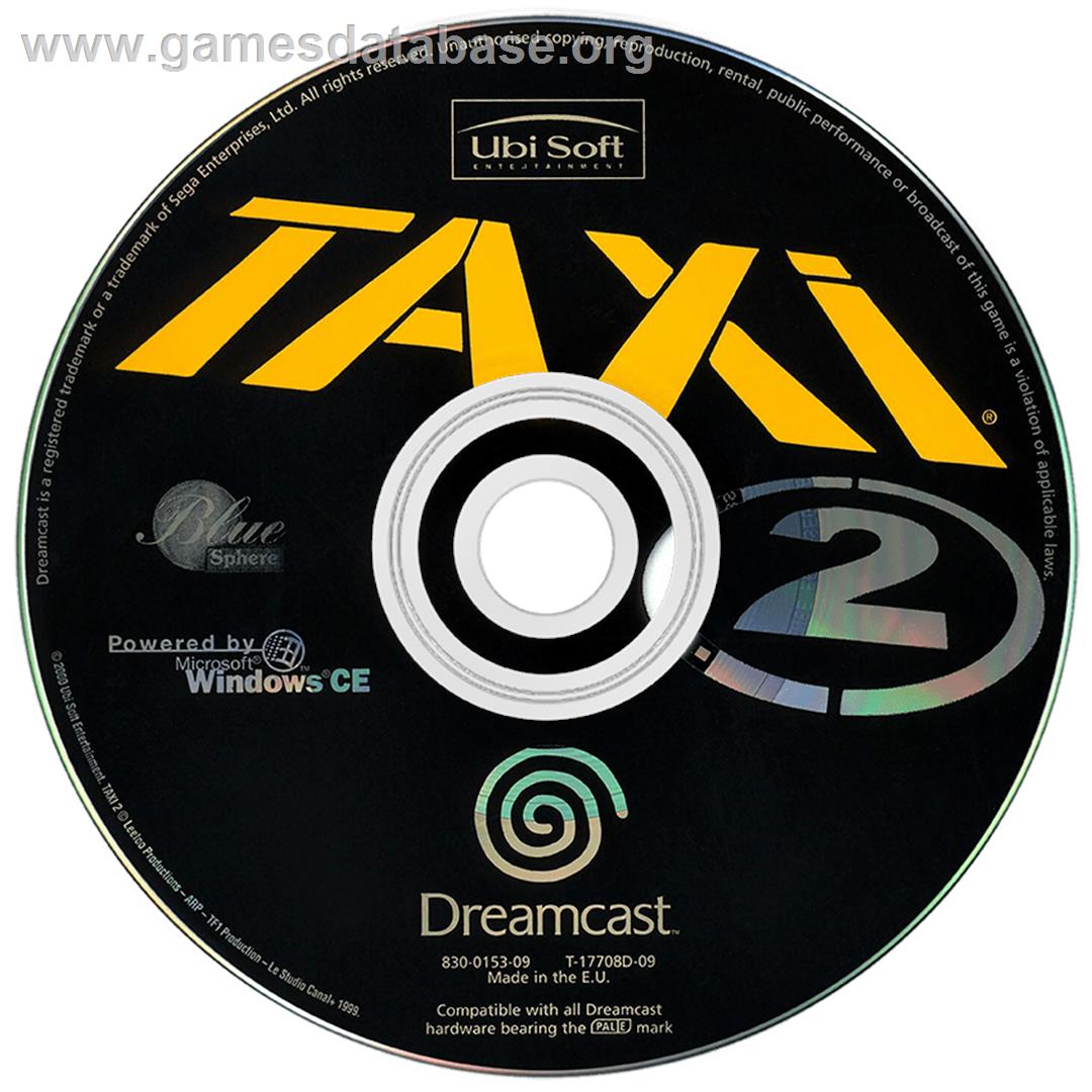 Taxi 2: Le Jeu - Sega Dreamcast - Artwork - Disc