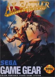 Box cover for Ax Battler: A Legend of Golden Axe on the Sega Game Gear.