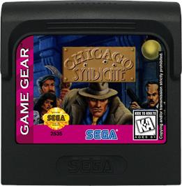 Cartridge artwork for Chicago Syndicate on the Sega Game Gear.