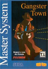 Box cover for Gangster Town on the Sega Master System.