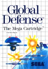 Box cover for Global Defense on the Sega Master System.