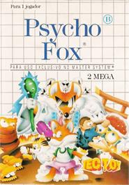 Box cover for Psycho Fox on the Sega Master System.