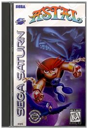 Box cover for Astal on the Sega Saturn.