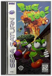 Box cover for Bug Too on the Sega Saturn.