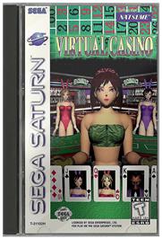 Box cover for Virtual Casino on the Sega Saturn.