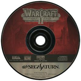 Artwork on the Disc for Warcraft 2 on the Sega Saturn.
