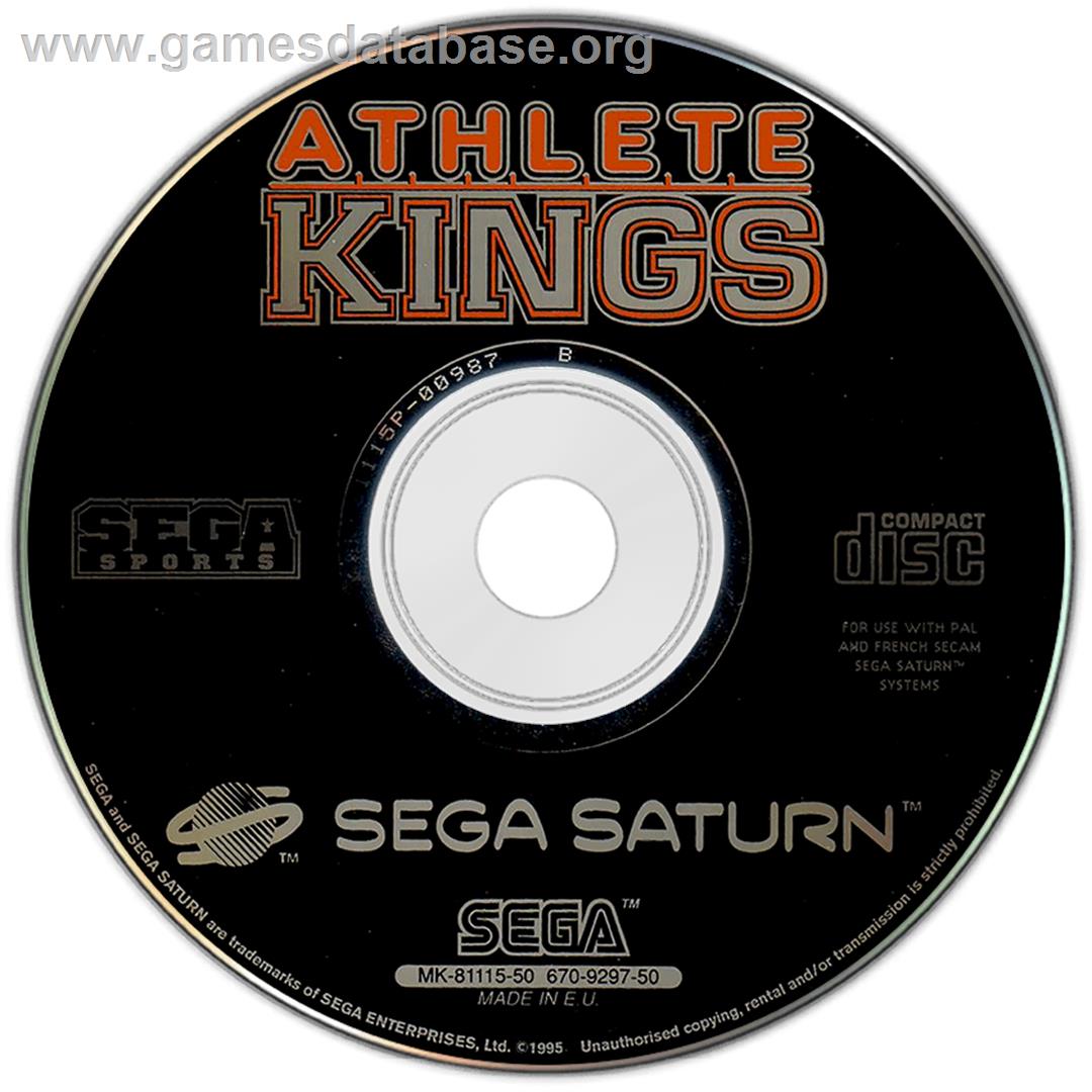 Athlete Kings - Sega Saturn - Artwork - Disc