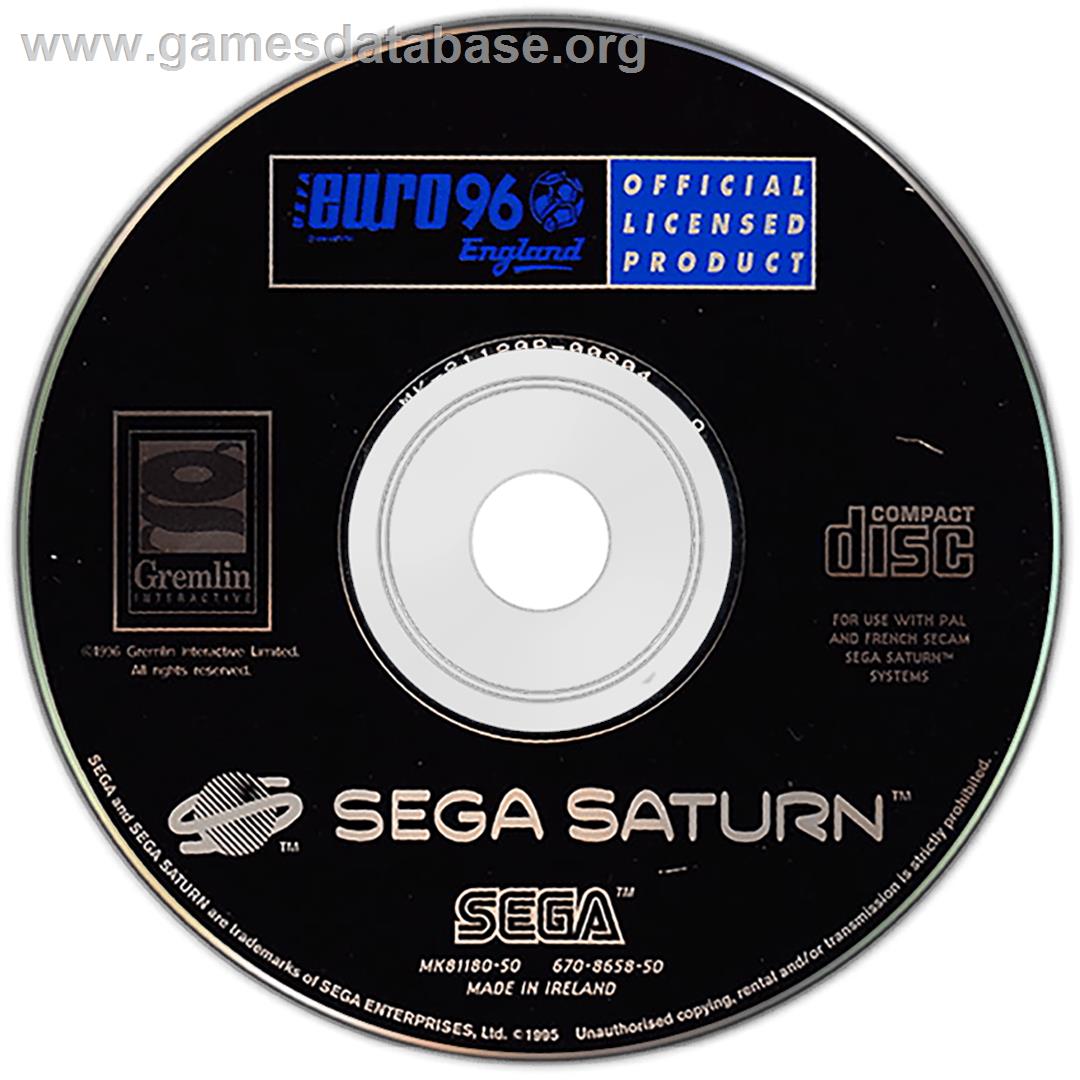 UEFA Euro 96: England - Sega Saturn - Artwork - Disc