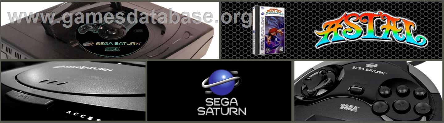 Astal - Sega Saturn - Artwork - Marquee