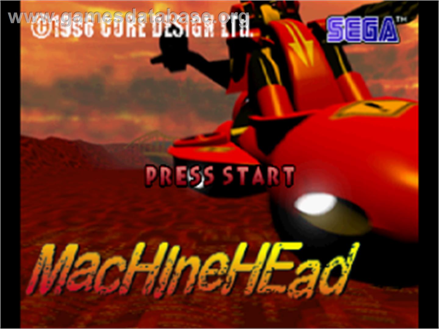 Blam! Machinehead - Sega Saturn - Artwork - Title Screen