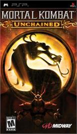 Box cover for Mortal Kombat: Unchained on the Sony PSP.