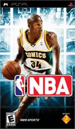 Box cover for NBA on the Sony PSP.