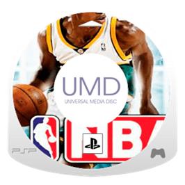 Artwork on the Disc for NBA on the Sony PSP.