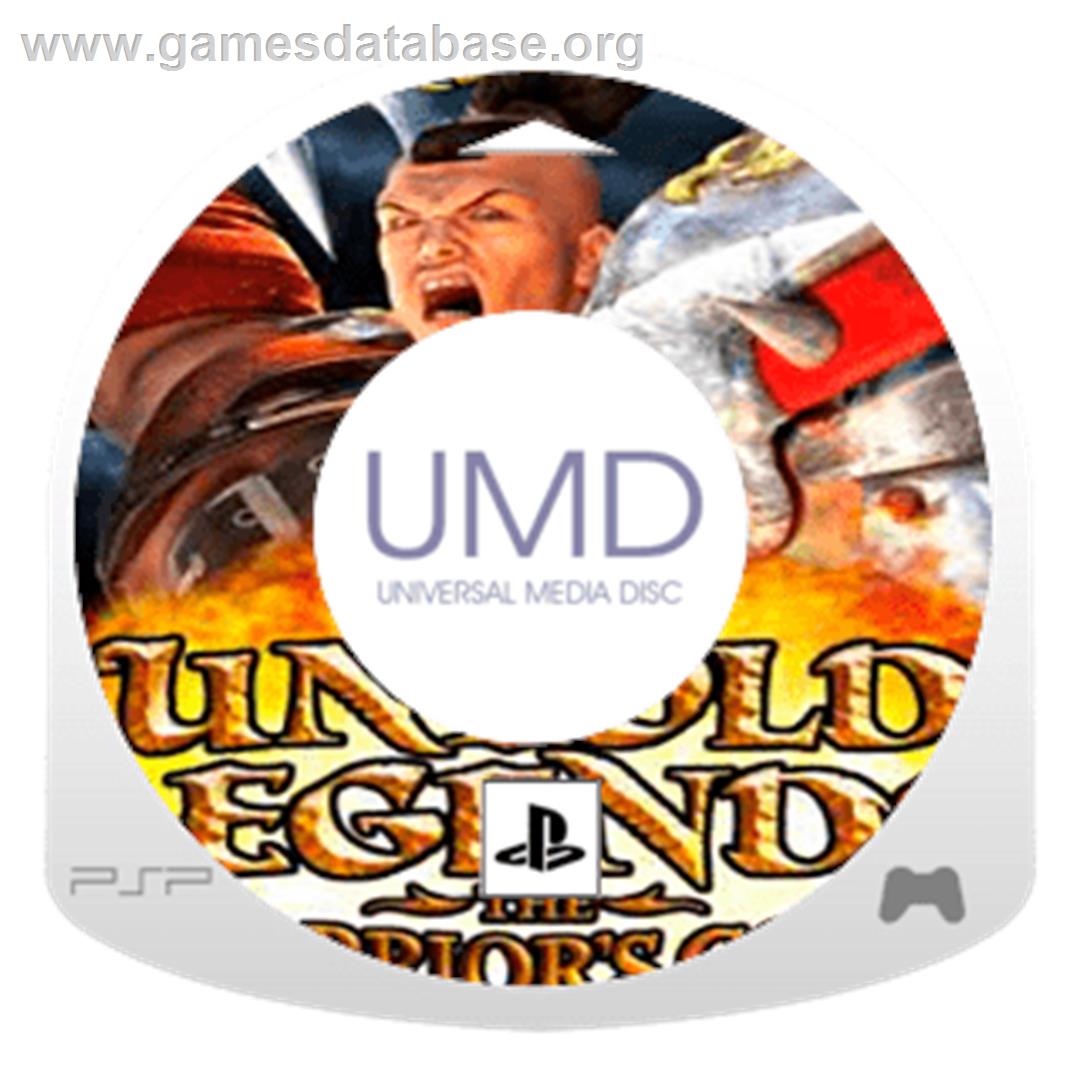 Untold Legends: The Warrior's Code - Sony PSP - Artwork - Disc