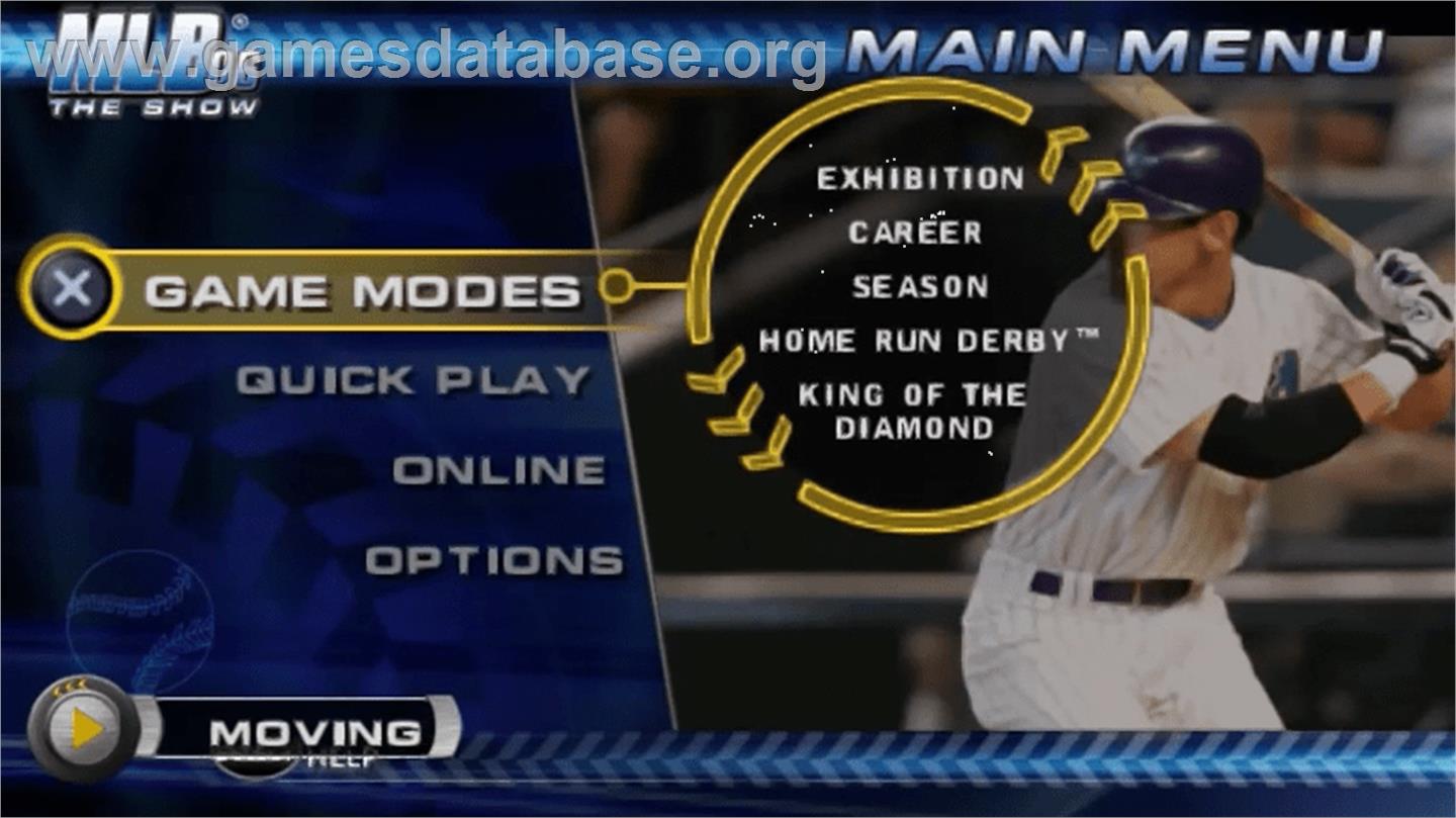 MLB 06: The Show - Sony PSP - Artwork - Title Screen