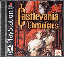 Box cover for Castlevania Chronicles on the Sony Playstation.