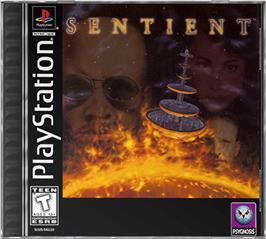 Box cover for Sentient on the Sony Playstation.