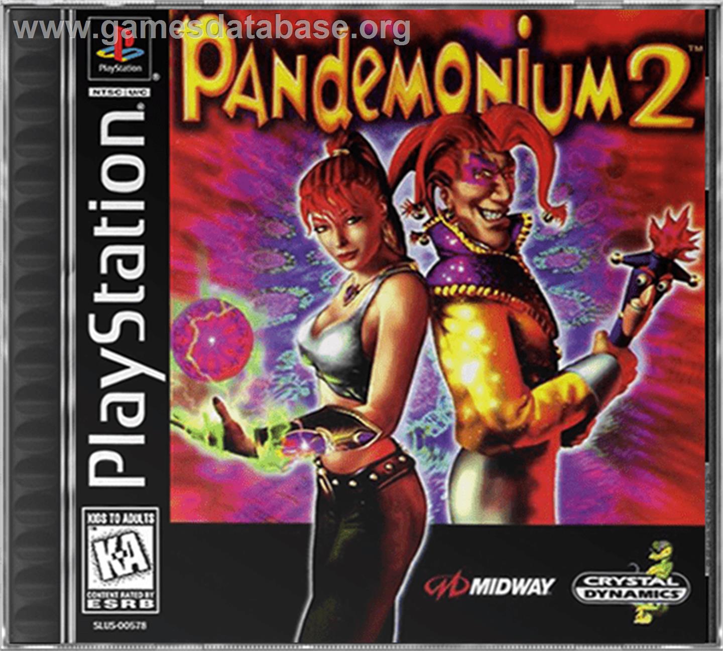 Pandemonium 2 - Sony Playstation - Artwork - Box