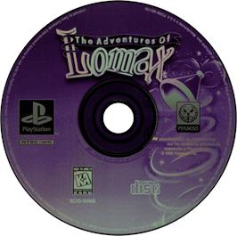 Artwork on the Disc for The Adventures of Lomax on the Sony Playstation.