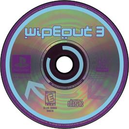 Artwork on the Disc for Wipeout 3: Special Edition on the Sony Playstation.