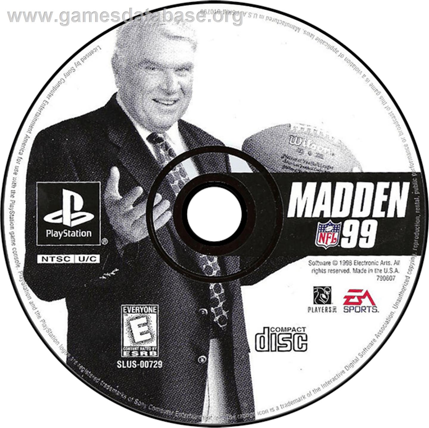 Madden NFL 99  (PS1) Gameplay 