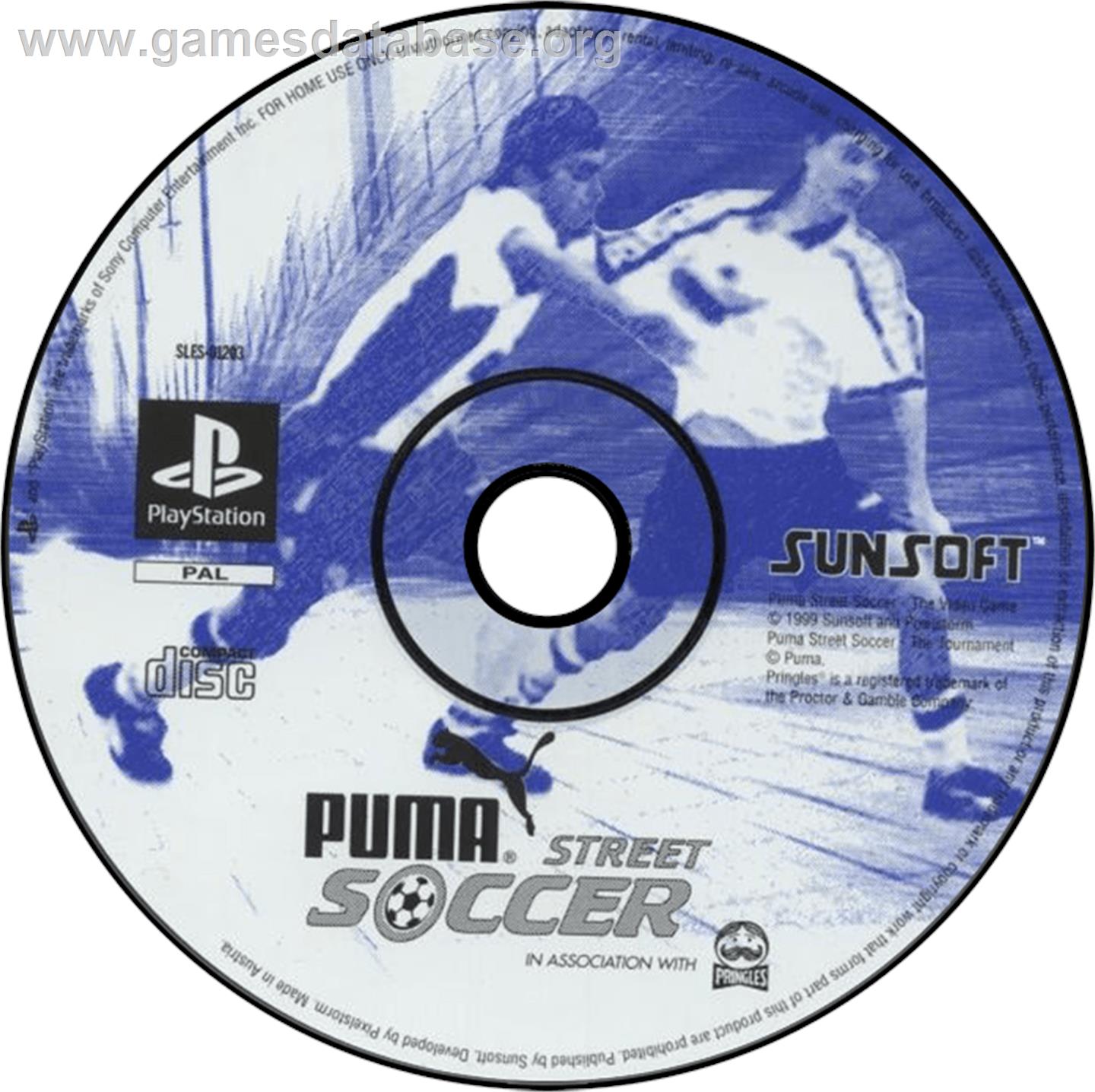 Puma Street Soccer - Sony Playstation - Artwork - Disc