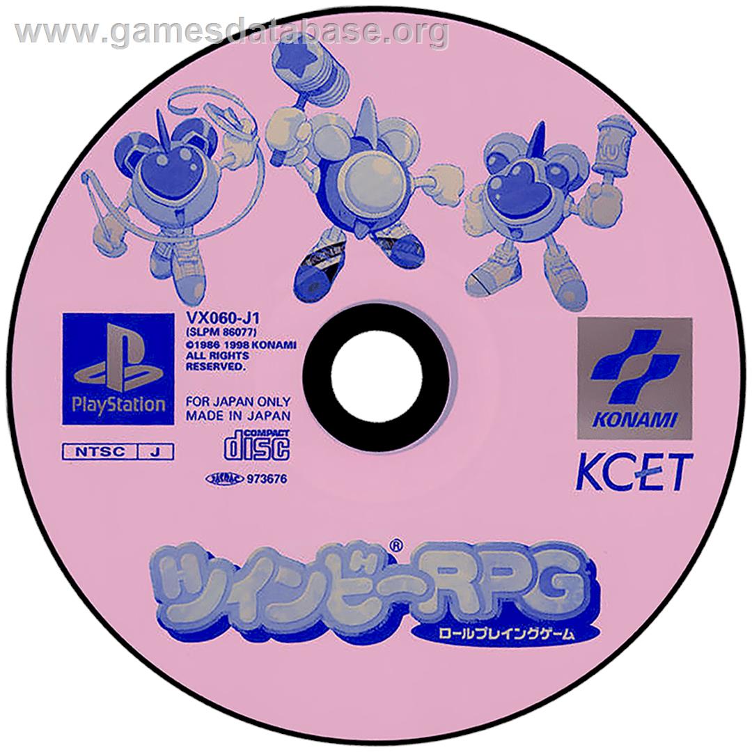 Twinbee RPG - Sony Playstation - Artwork - Disc