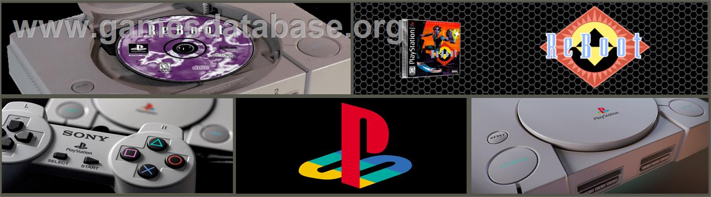 ReBoot - Sony Playstation - Artwork - Marquee