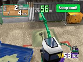 In game image of Power Shovel on the Sony Playstation.