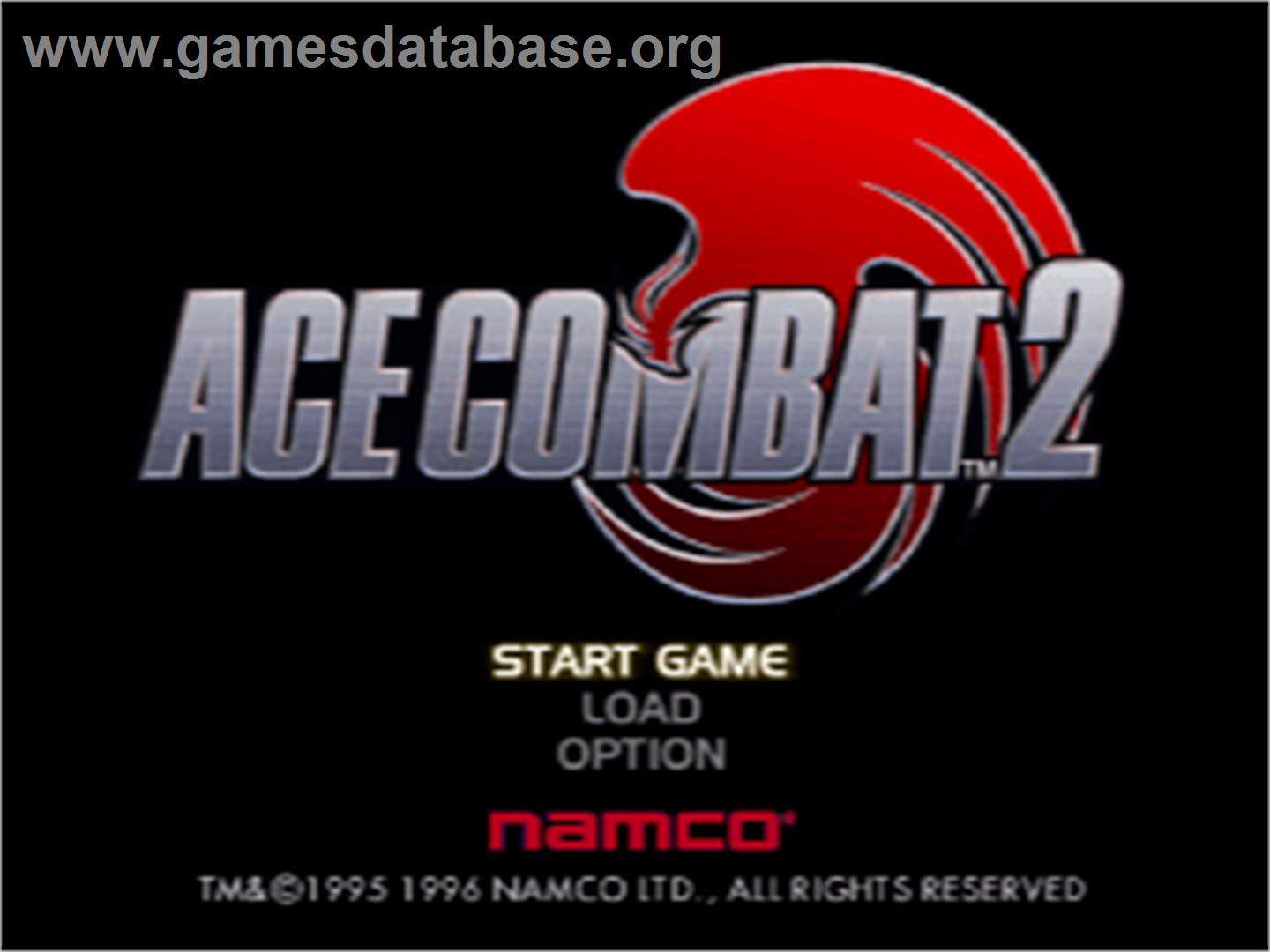 Ace Combat 2 - Sony Playstation - Artwork - Title Screen