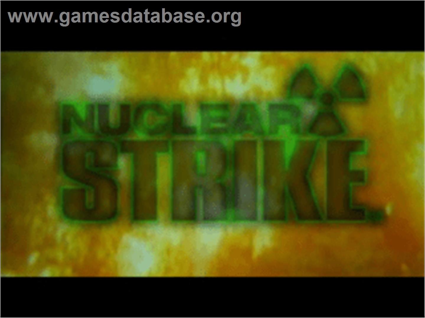 Nuclear Strike - Sony Playstation - Artwork - Title Screen