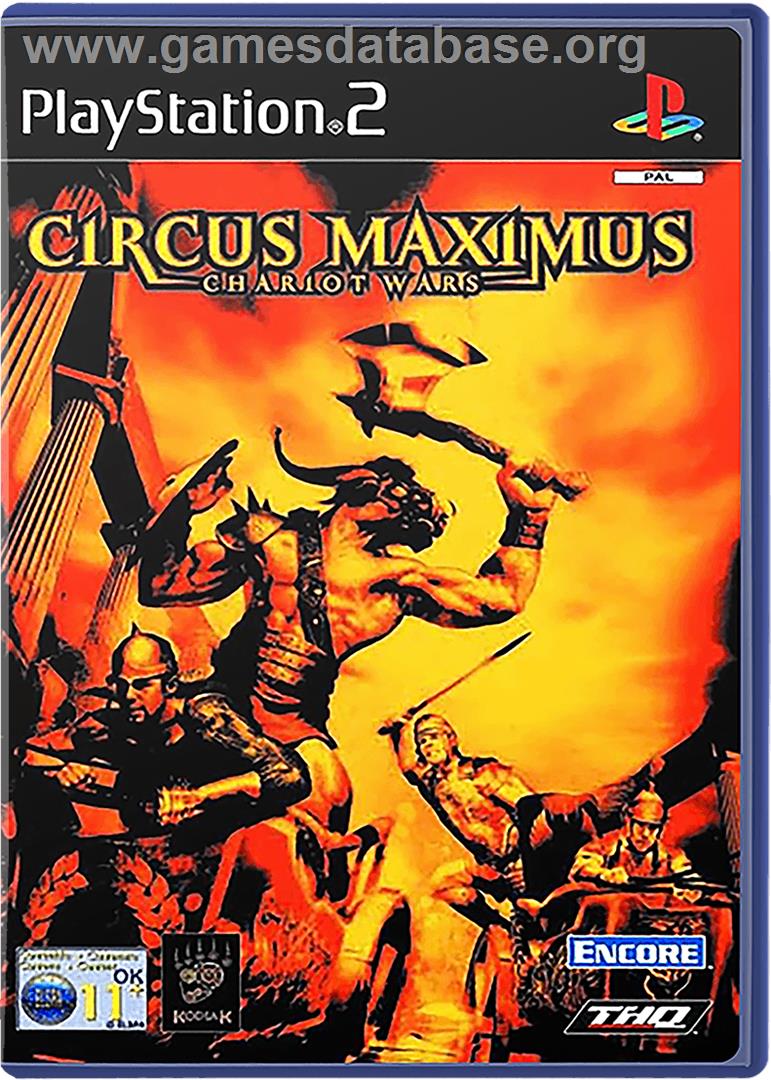 Circus Maximus: Chariot Wars - Sony Playstation 2 - Artwork - Box